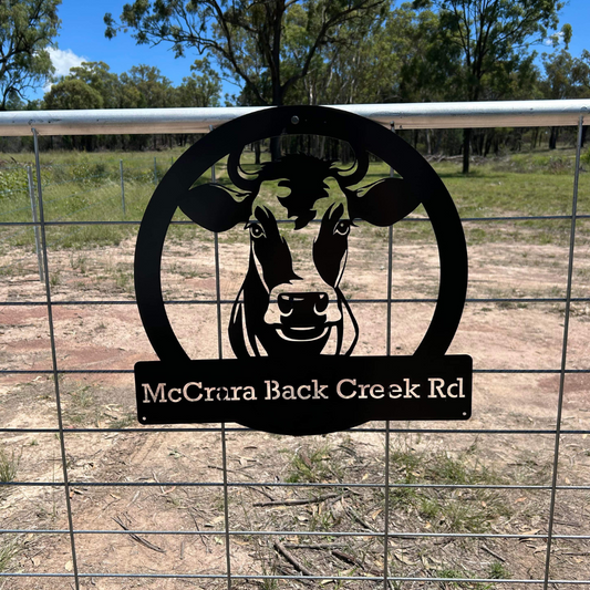 Cow Property Sign