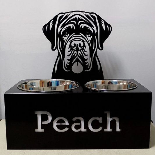 Personalized Dog Bowl Stands