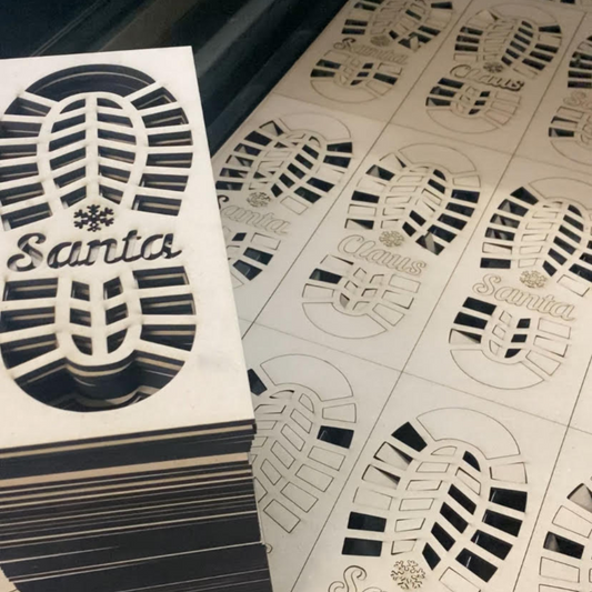 Santa Boot Stencils