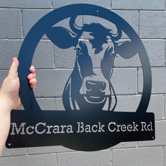 Cow Property Sign