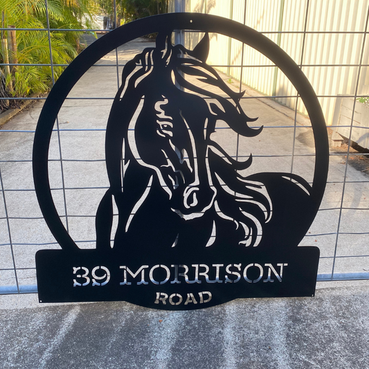 Horse Property Sign