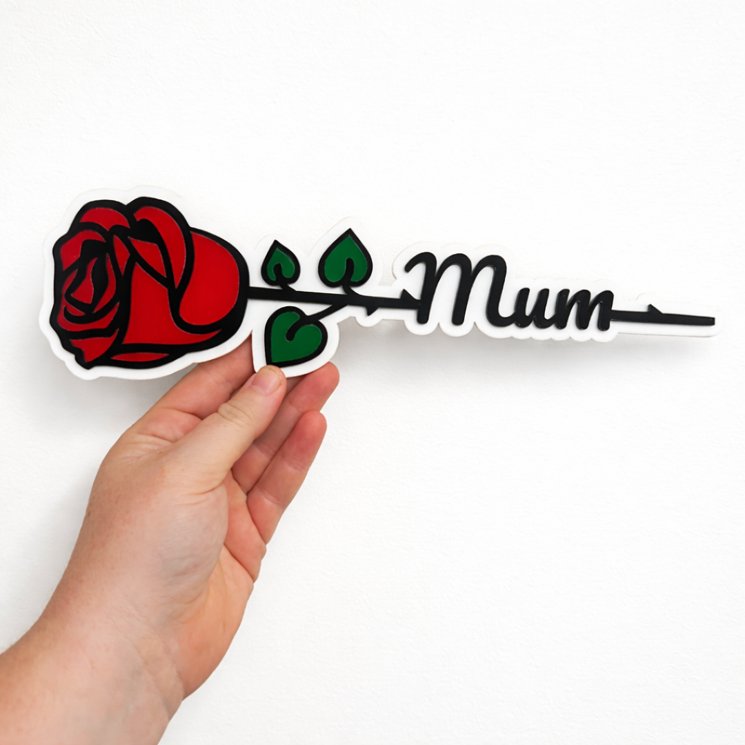 Personalised Valentine's Acrylic Roses